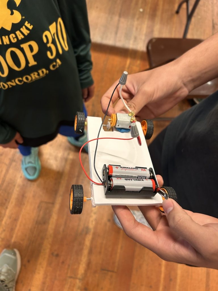 Image of a battery-powered vehicle made as a part of "Start Your Engines"